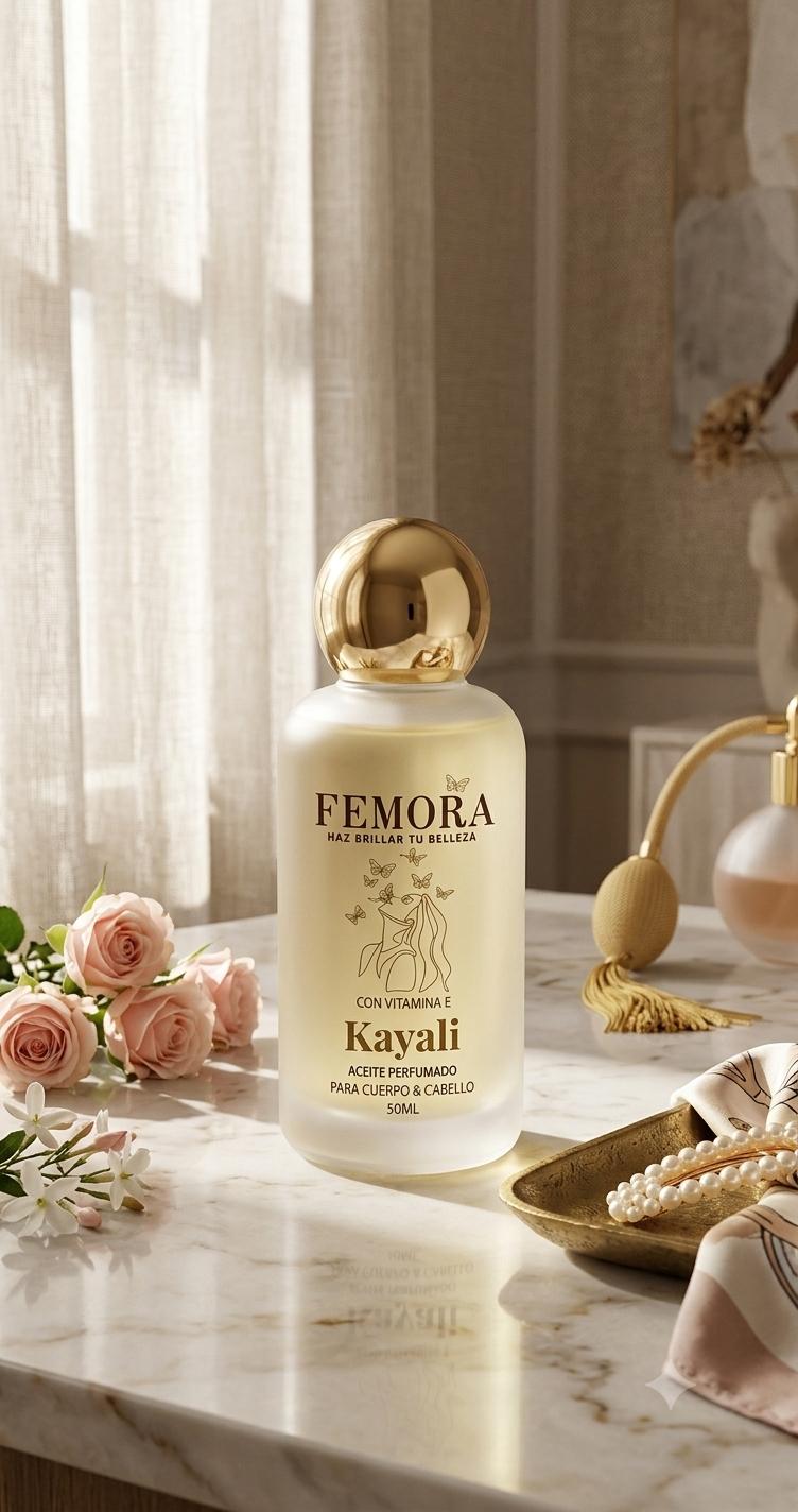 Kayali – Aceite Perfumado Cuerpo y Cabello | Gourmand Oriental | 50ml