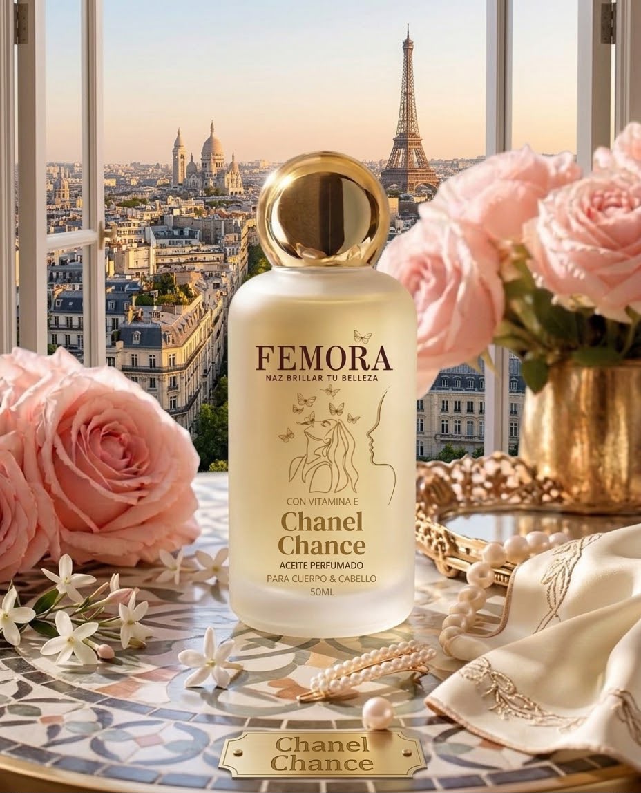 Chanel Chance -Aceite Perfumado Cuerpo y Cabello | Floral Especiado | 50ml-